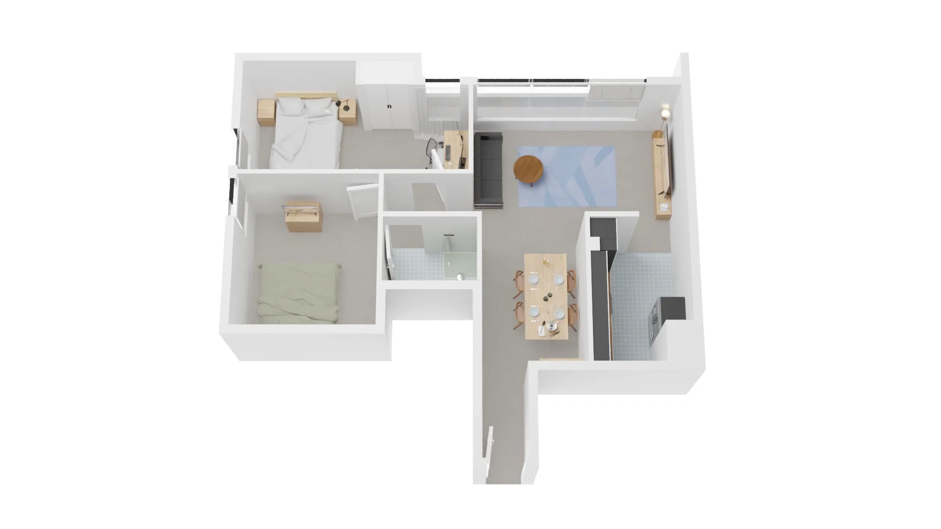 3D Floor Plan Render